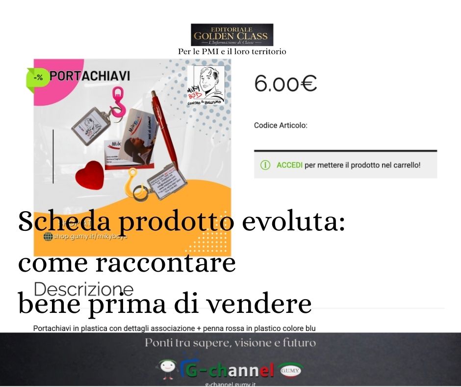 Scheda prodotto evoluta: come raccontare bene prima di vendere